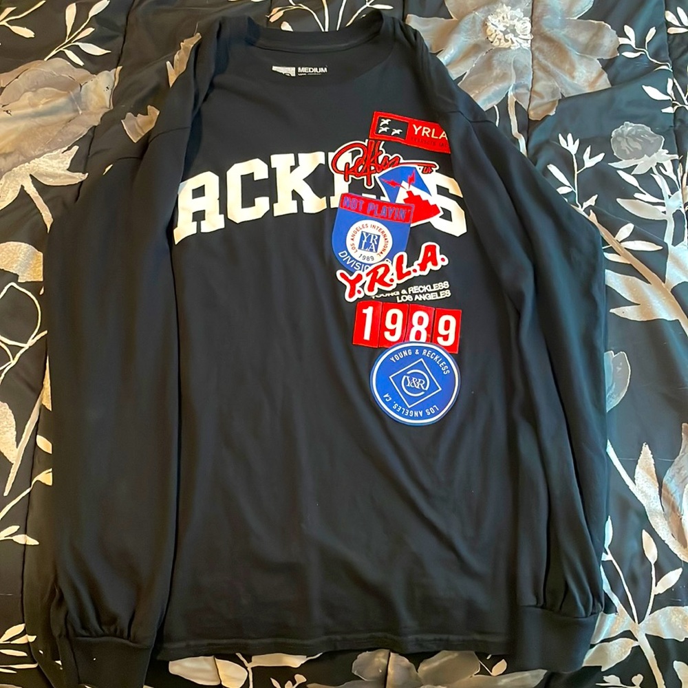 YRLA Reckless Black long sleeve shirt